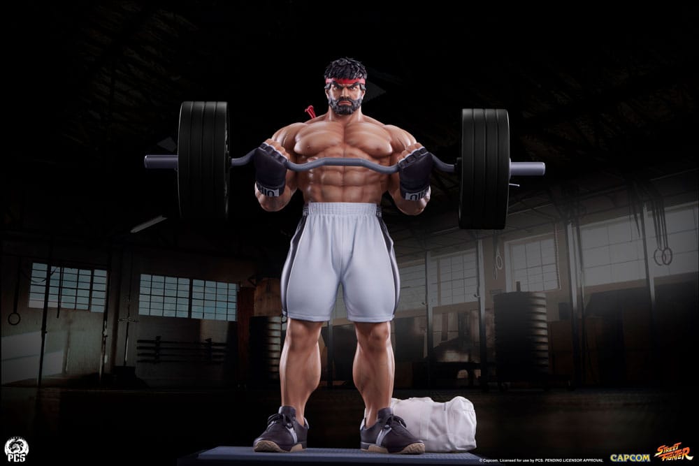 Street Fighter Premier Series Statue 1/4 Ryu Battle Edition: Powerlifting 53 cm P055275