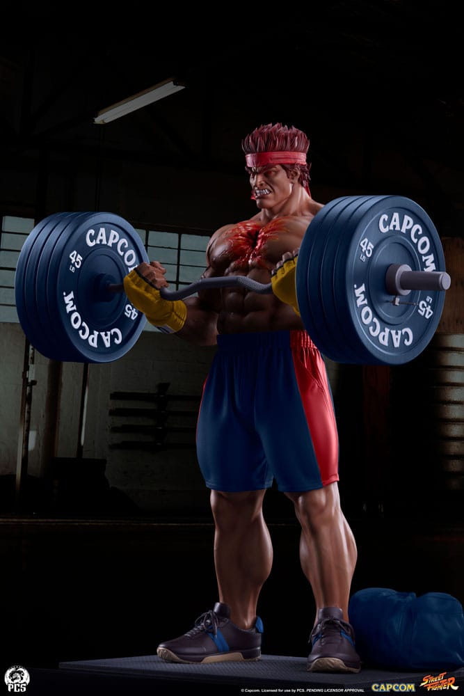 Street Fighter Premier Series Statue 1/4 Evil Ryu: Powerlifting 53 cm P055276