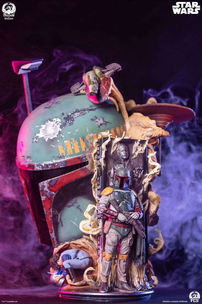 Star Wars The Empire Strikes Back Fine Art Bust Boba Fett Deluxe Edition 50 cm P066475