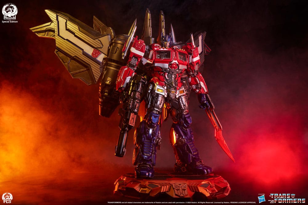 Transformers Museum Scale Statue Optimus Prime Jet Convoy Edition 87 cm P055281