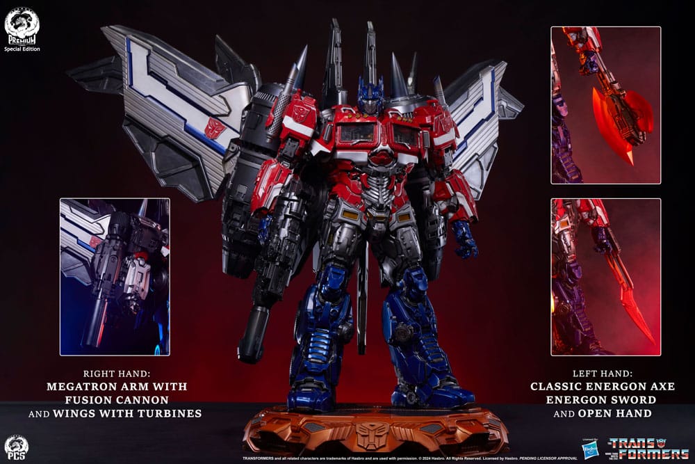 Transformers Museum Scale Statue Optimus Prime Jet Convoy Edition 87 cm P055281