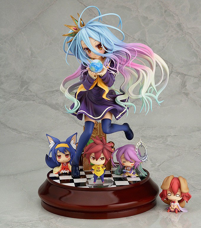 NO GAME NO LIFE STATUE 1/7 SHIRO 20 CM