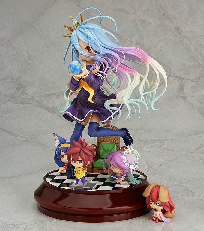 NO GAME NO LIFE STATUE 1/7 SHIRO 20 CM