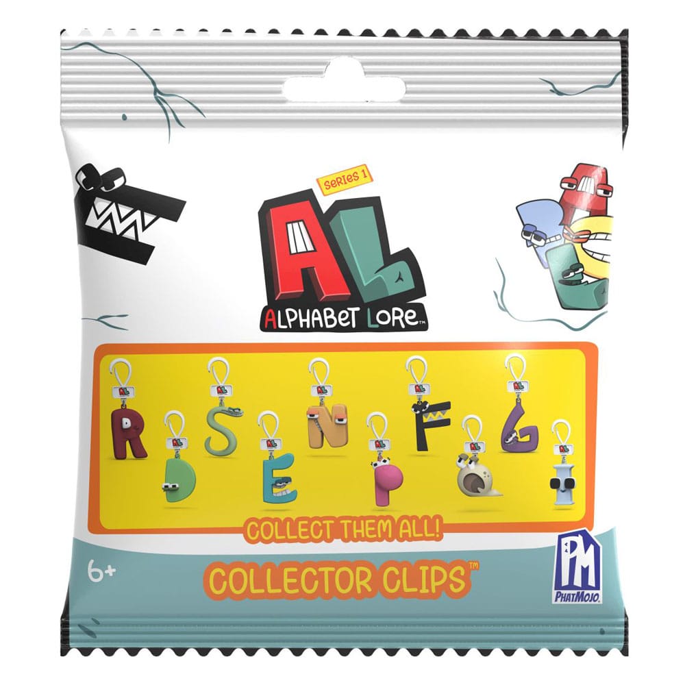 Alpabet Lore Blind Bag Keyrings Series 1 Display (24)