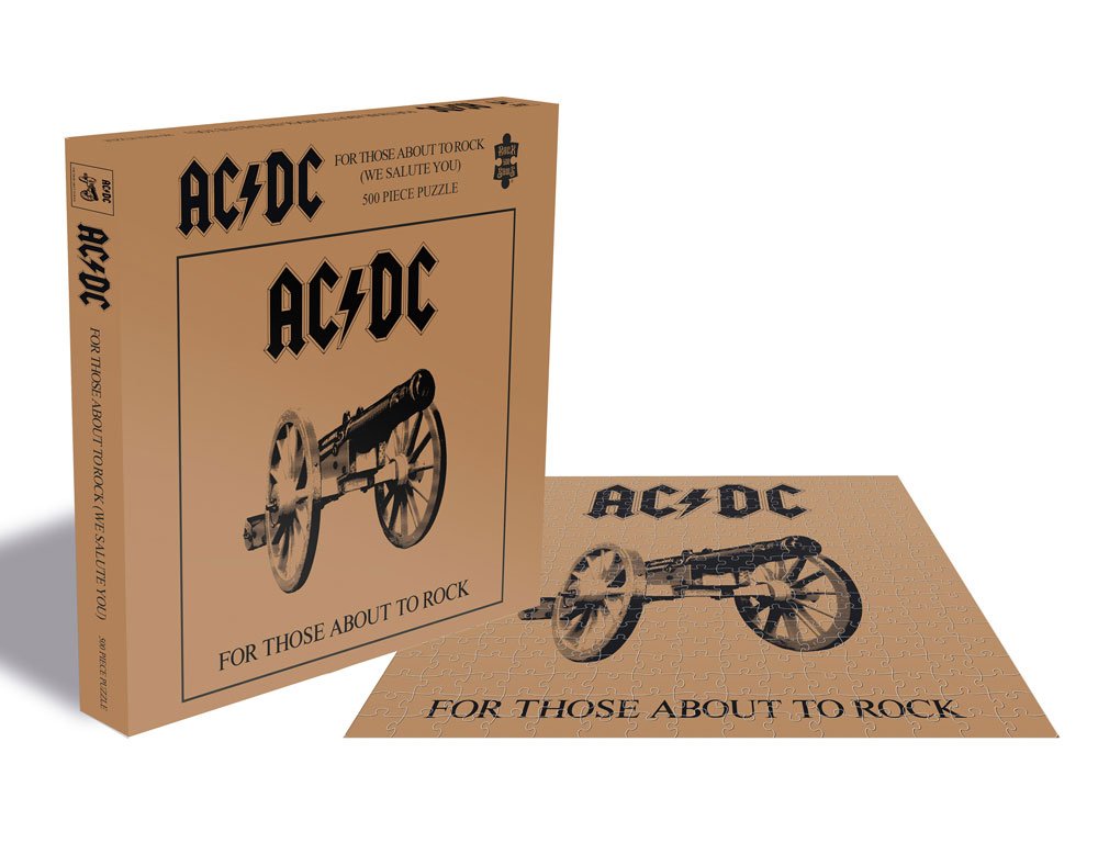 AC/DC Rock Saws Jigsaw Puzzle For Those About To Rock (500 pieces) P055422
