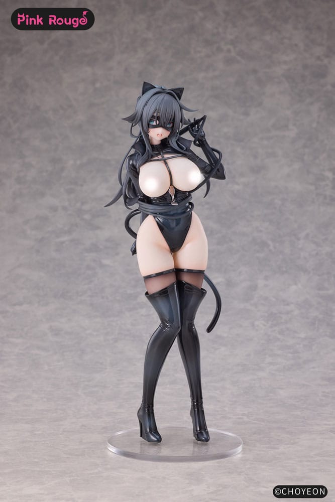 Original Character Tmano PVC Figures 2-Pack 1/6 Cat Woman Happy-chan DX Ver. 27 cm P067199