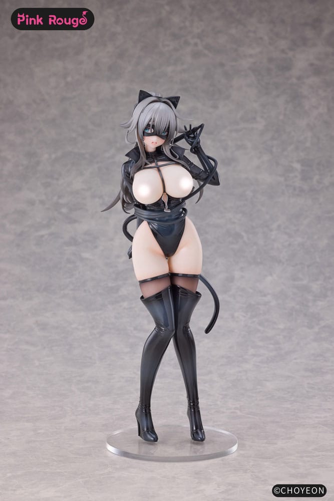 Original Character Tmano PVC Figures 2-Pack 1/6 Cat Woman Happy-chan DX Ver. 27 cm P067199