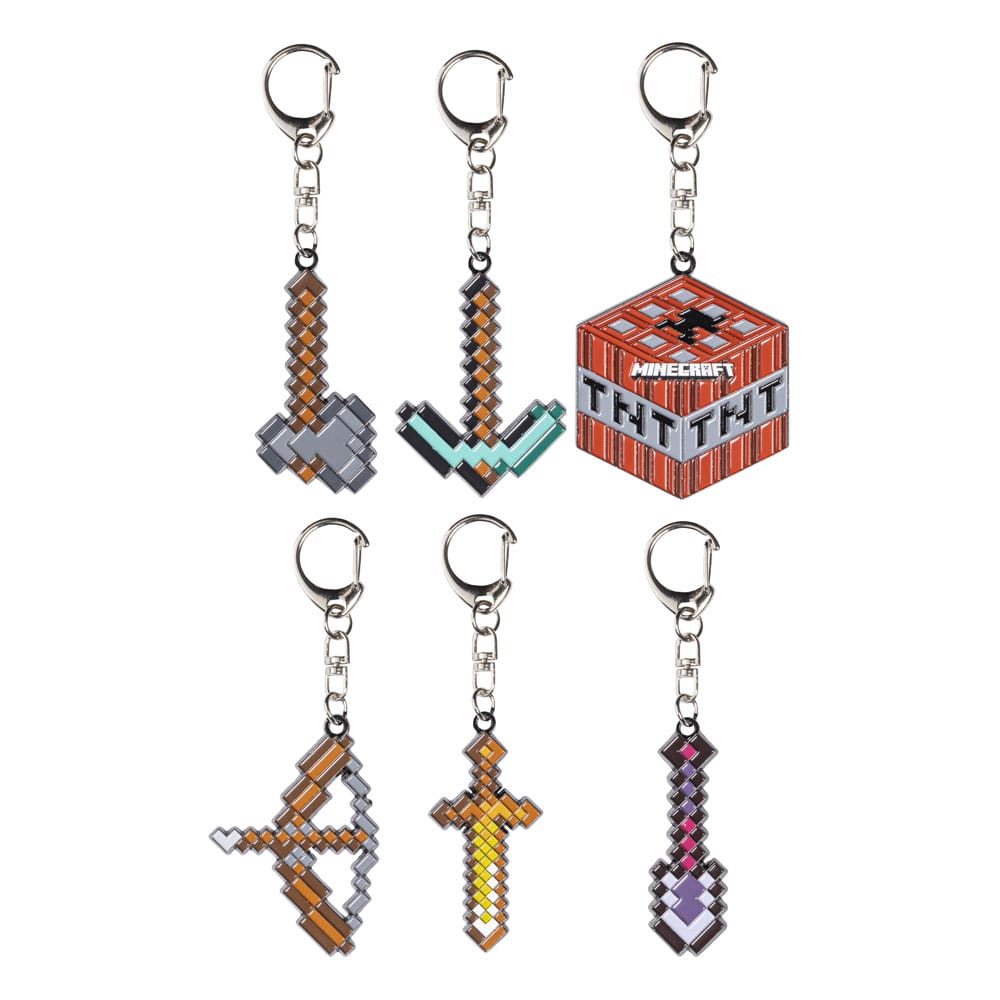 Minecraft Keychains Pickaxe P055694