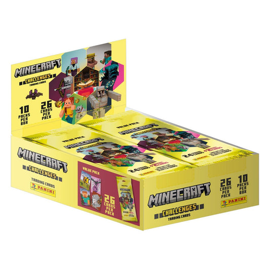 Minecraft - Challenges Trading Cards Fat Packs Display (10) P055762