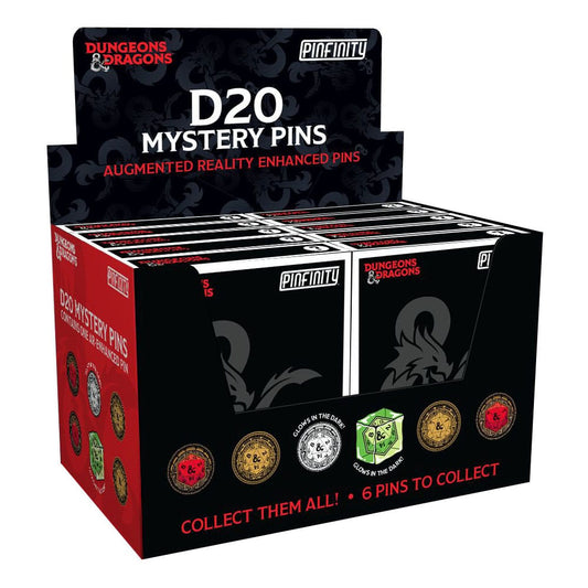 Dungeons & Dragons Pins Blind Box Mystery Mystery D20 Pins Assortment (10) P065646