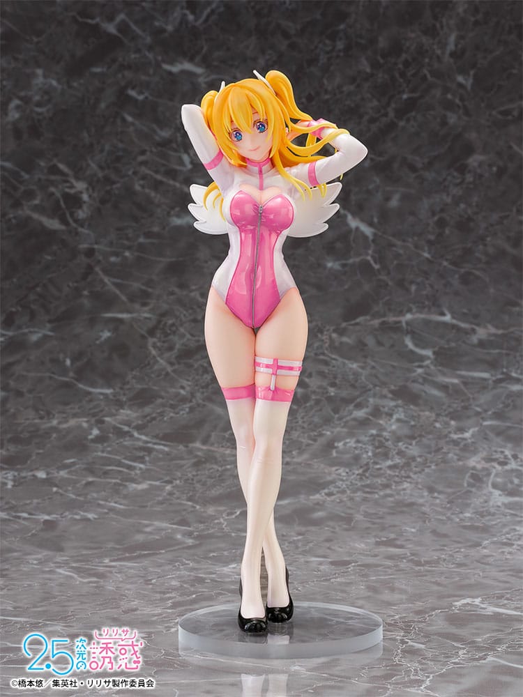 2.5 Dimensional Seduction PVC Statue 1/7 Liliel Angel School spin-off Training Suit/Ririsa 25 cm P055819
