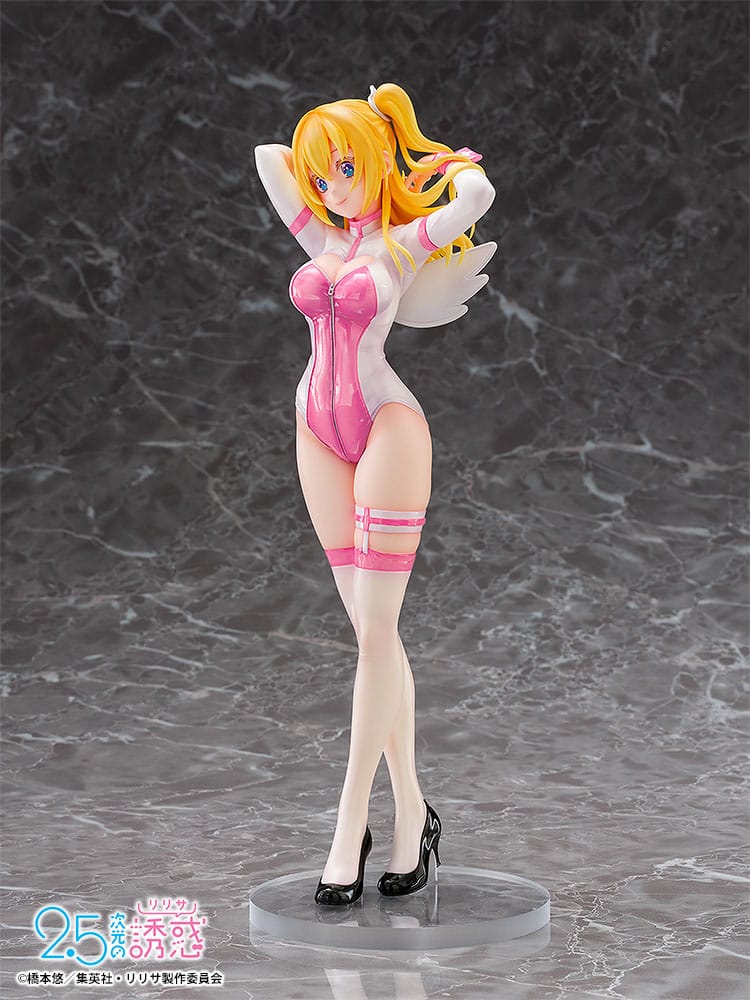 2.5 Dimensional Seduction PVC Statue 1/7 Liliel Angel School spin-off Training Suit/Ririsa 25 cm P055819