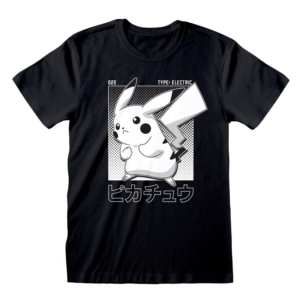 Pokemon T-Shirt Halftone Pikachu P055863