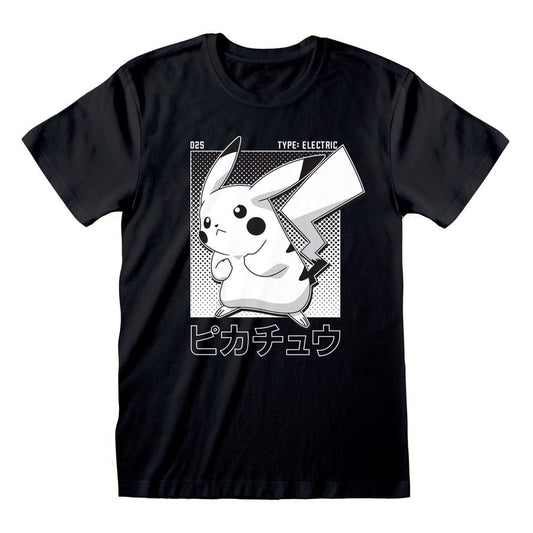 Pokemon T-Shirt Halftone Pikachu P055863