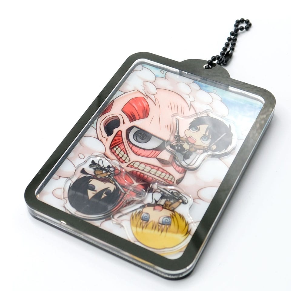 Attack on Titan Shaker Acrylic Keychain Kawaii Attack! P055885