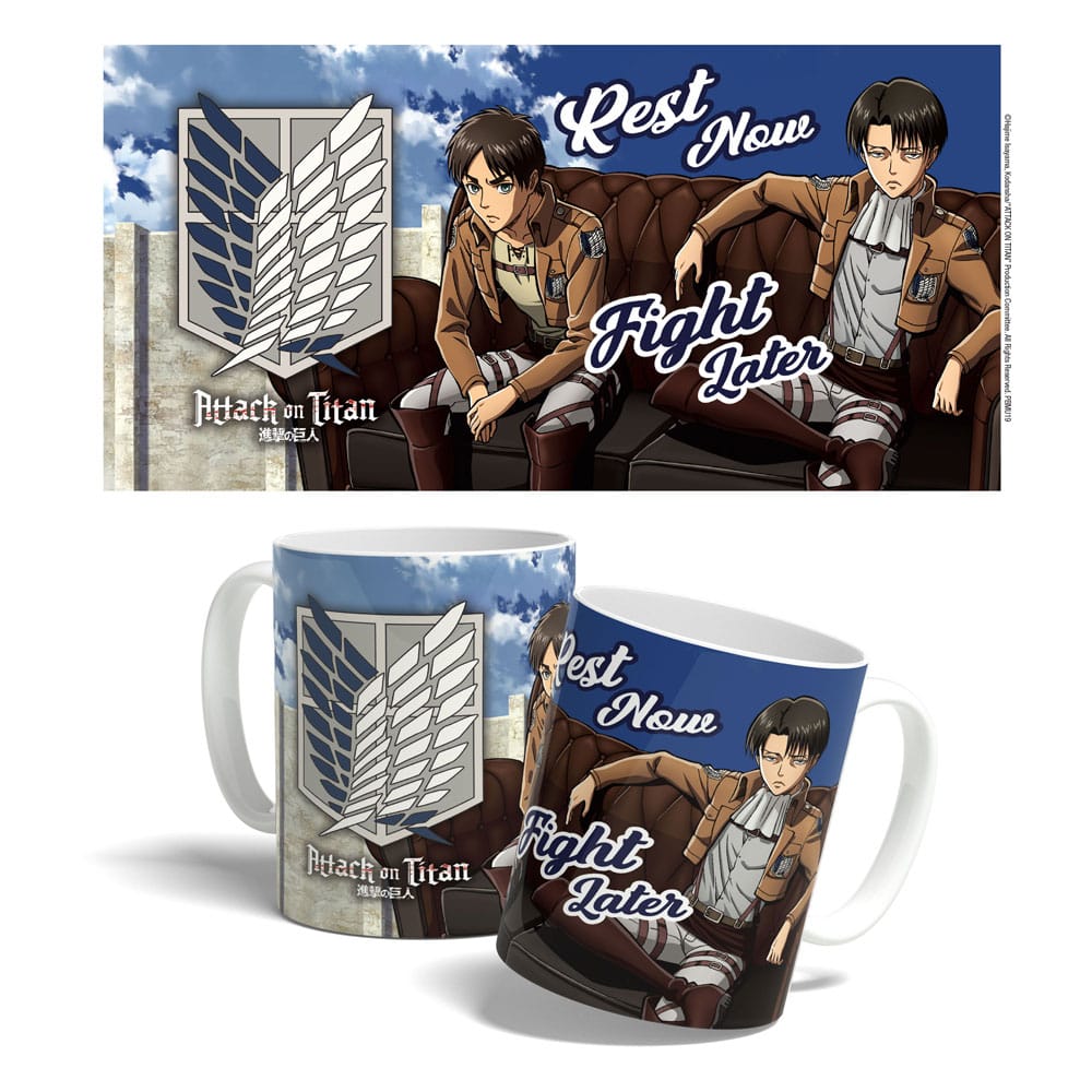 Attack on Titan Mug Rest Now, Fight Later 325 ml P055982