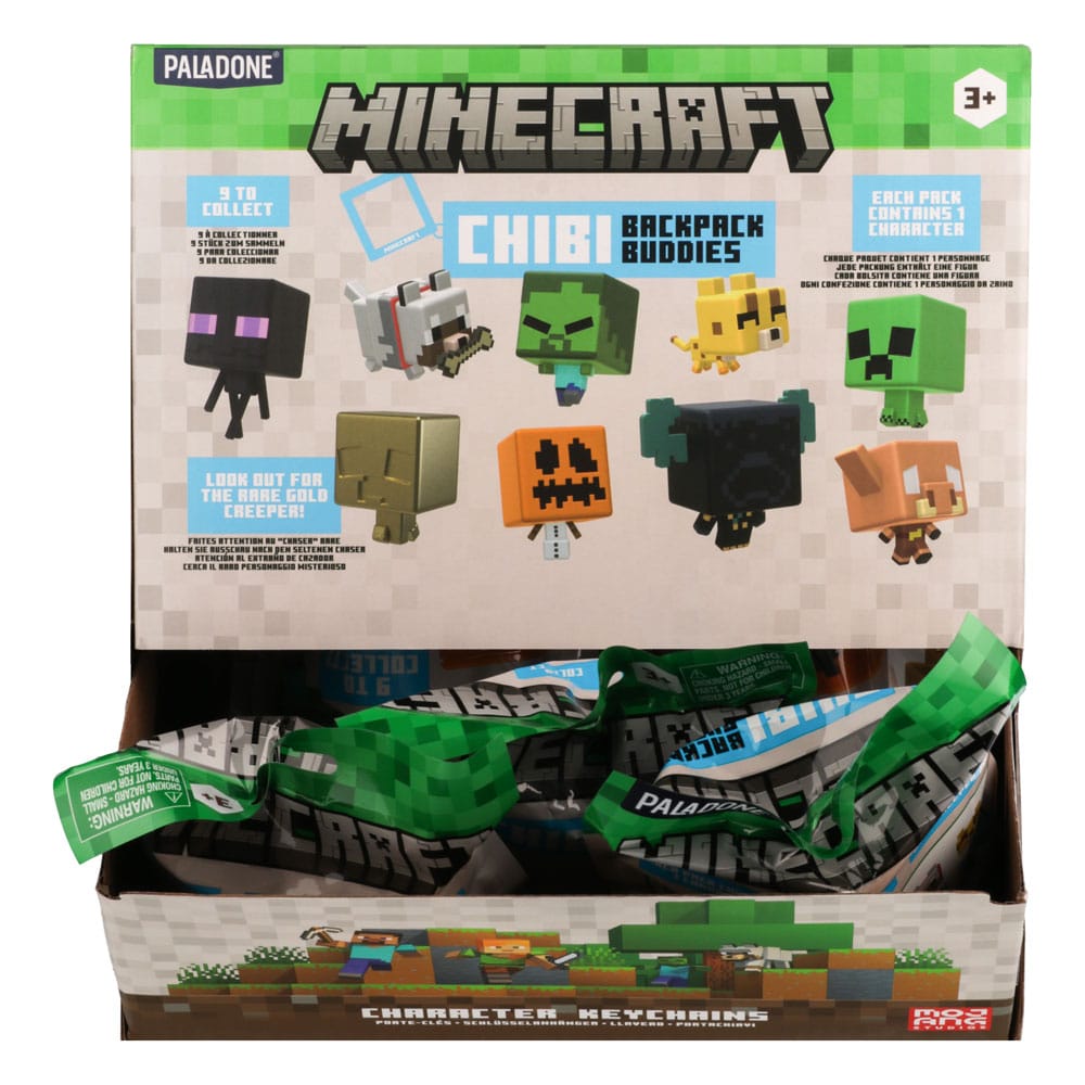 Minecraft Backpack Buddies Mystery Bags Series 3 Display (24) P056133