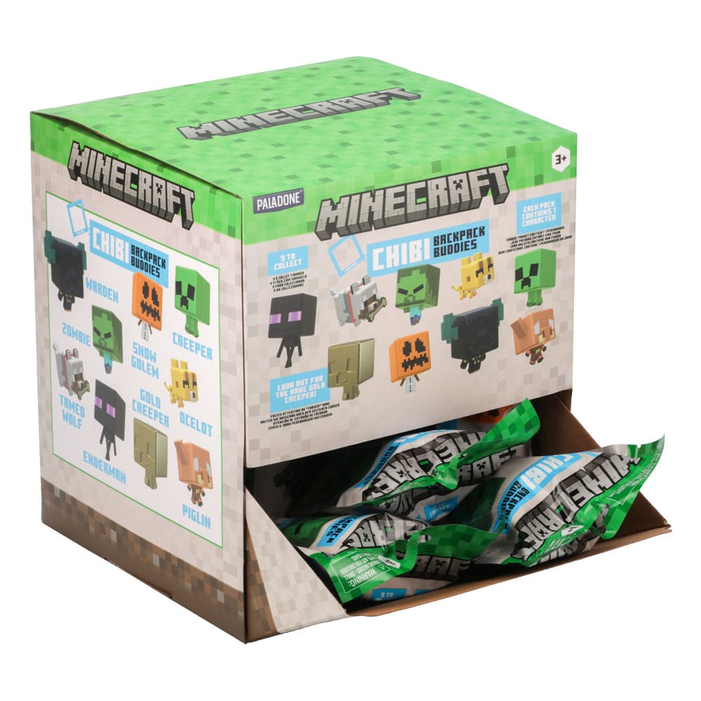 Minecraft Backpack Buddies Mystery Bags Series 3 Display (24) P056133