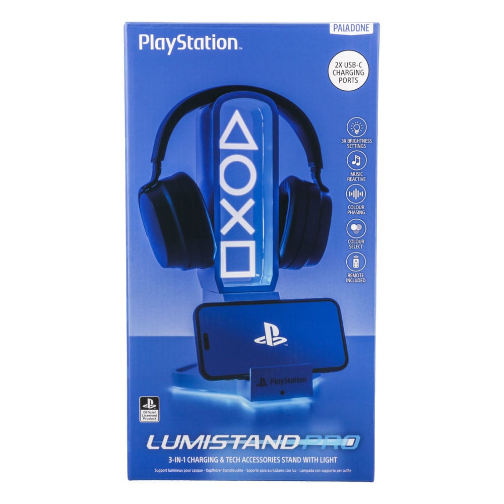 Playstation Desk Headphone Stand with Light 30 cm P068272