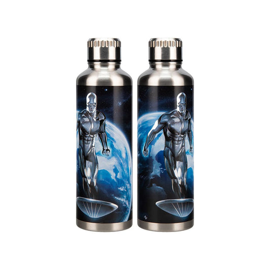 Fantastic Four Metal Water Bottle Silver Surfer P056265