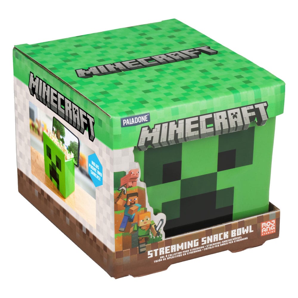 Minecraft Streaming Snack Bowl Creeper P056279