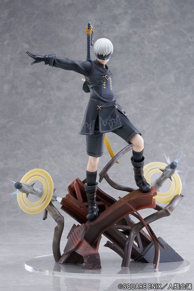 NieR:Automata Ver1.1a PVC Statue 1/7 YoRHa No. 9 Type S Covering Fire 31 cm P056441