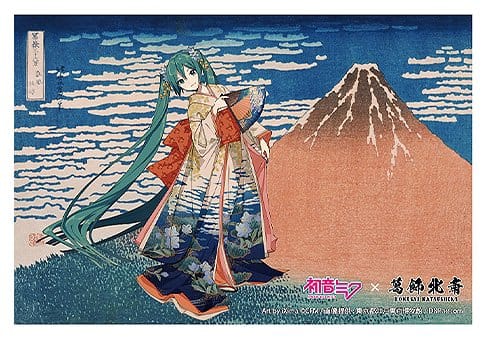 Hatsune Miku x Katsushika Hokusai iXima Postcard A/B/C/D/E/F/G/H Assortment (10) P075019