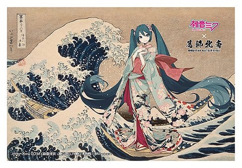 Hatsune Miku x Katsushika Hokusai iXima Postcard A/B/C/D/E/F/G/H Assortment (10) P075019