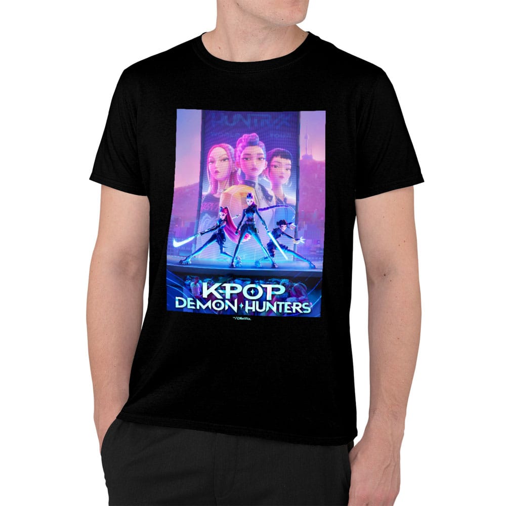 KPop Demon Hunters T-Shirt Movie Key Art