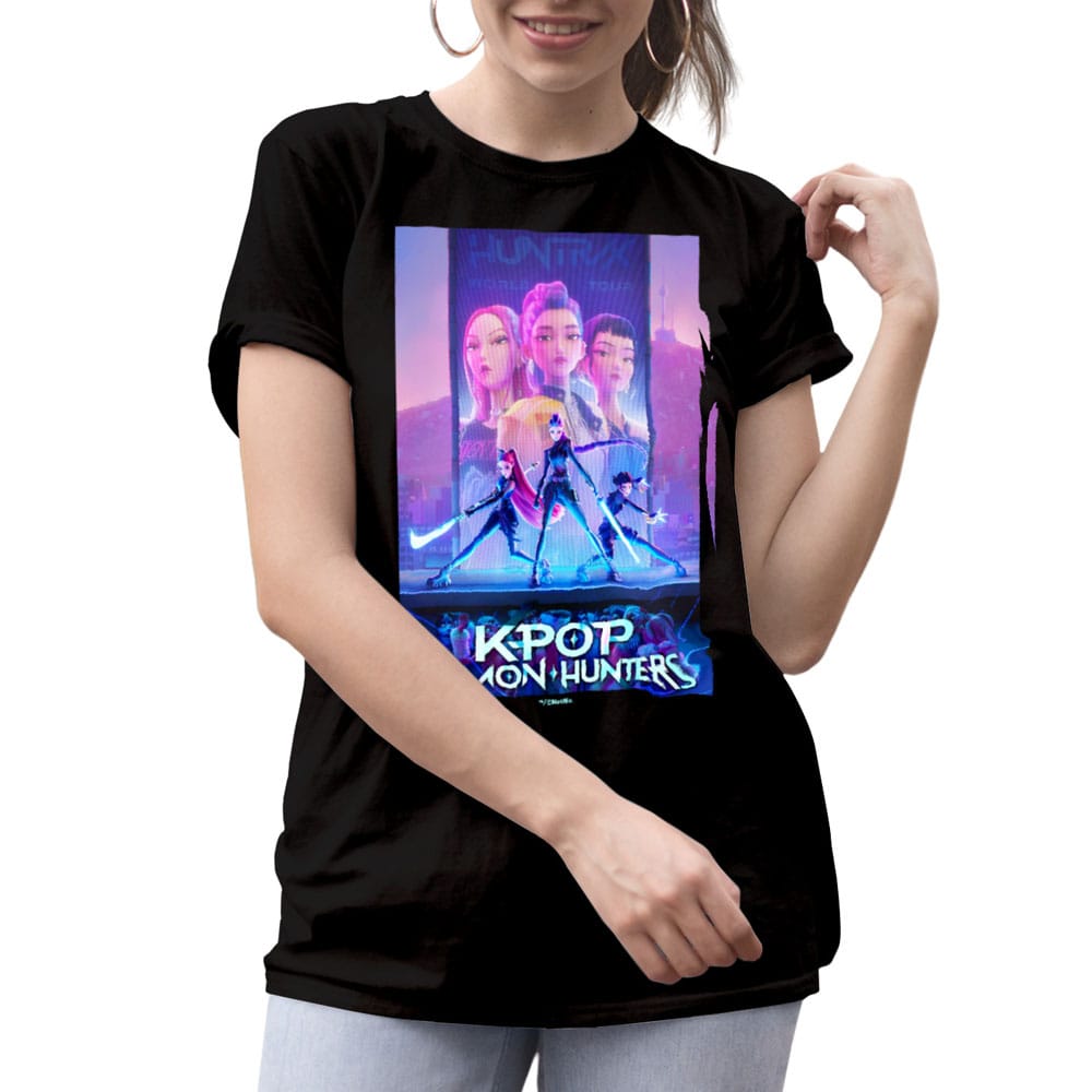 KPop Demon Hunters T-Shirt Movie Key Art