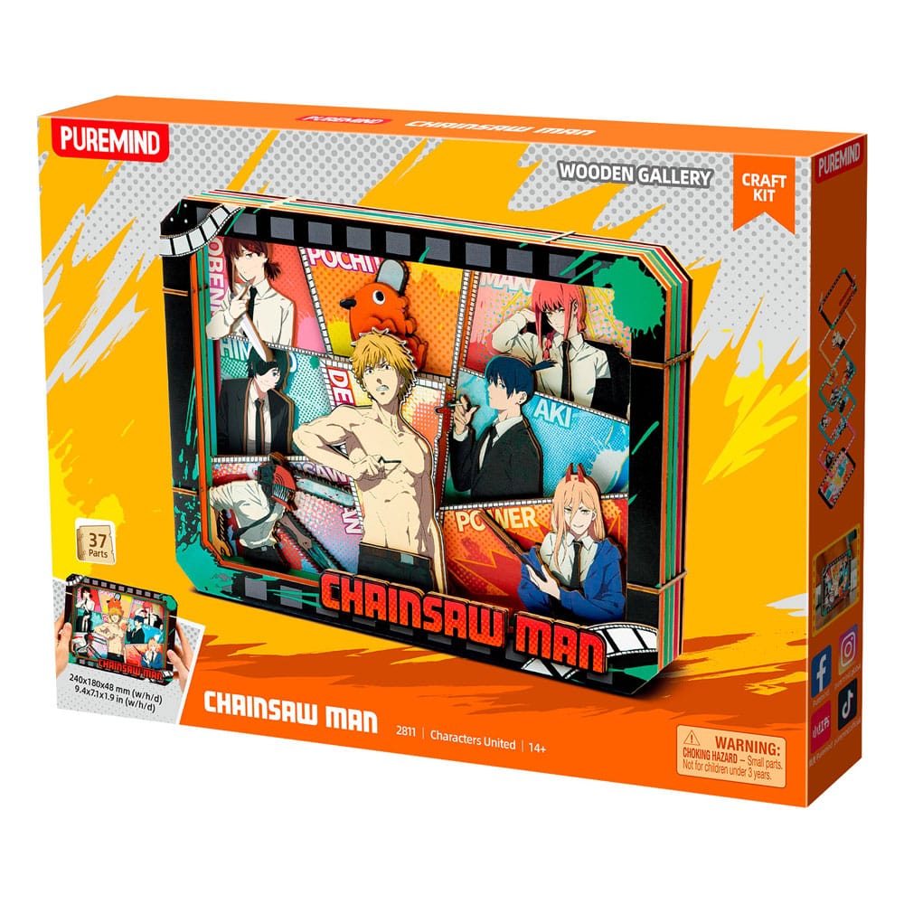 Chainsaw Man Model Kit Wooden Gallery (L) Charaters United P066917