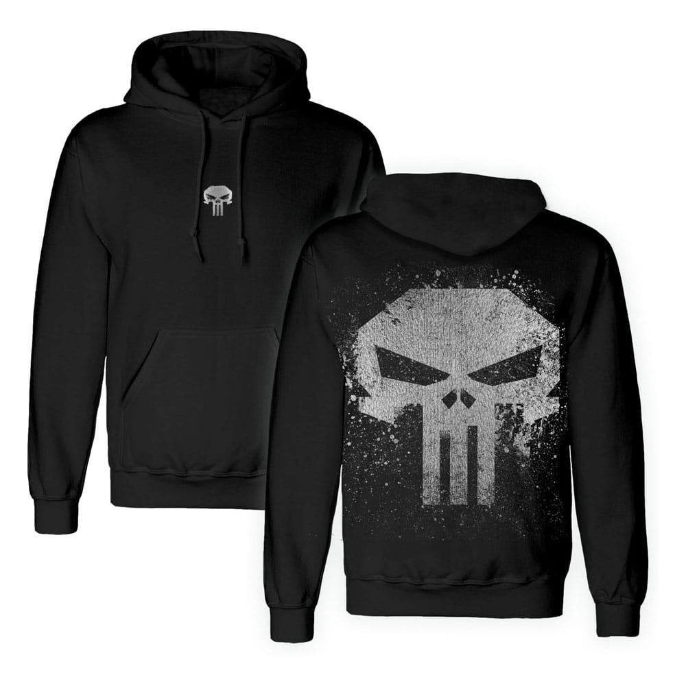 Punisher Hooded Sweater Skull With Metallic Ink Size L P056514