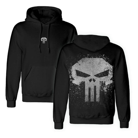 Punisher Hooded Sweater Skull With Metallic Ink Size L P056514