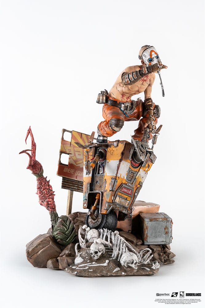 Borderlands 3 Statue 1/6 Psycho & Claptrap Diorama 40 cm P056523