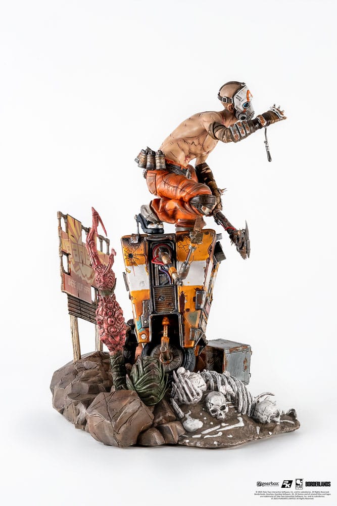 Borderlands 3 Statue 1/6 Psycho & Claptrap Diorama 40 cm P056523