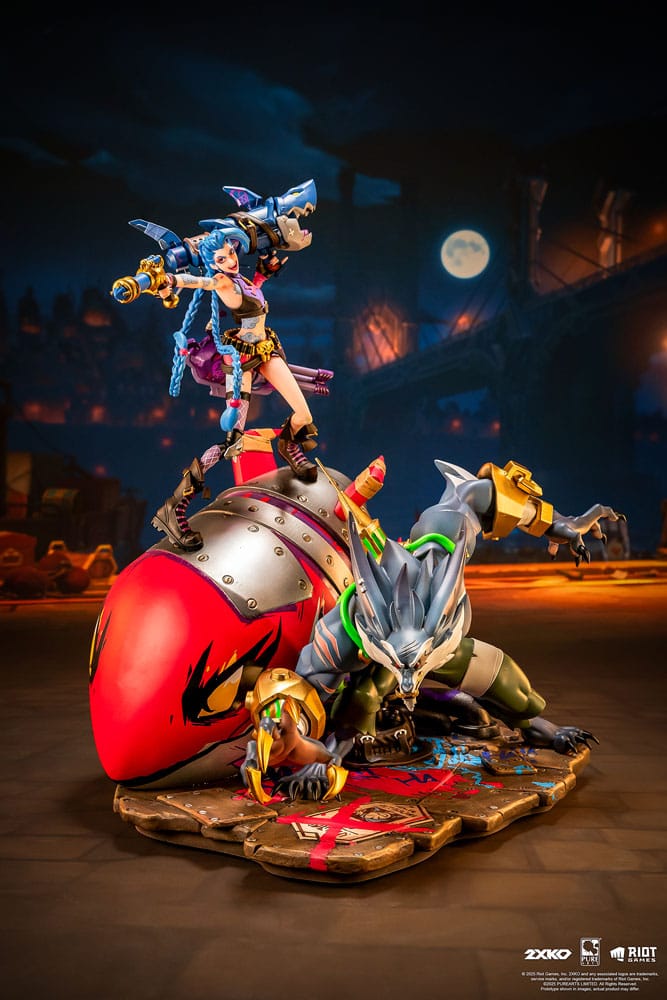 League of Legends Statue 1/10 2XKO Jinx & Warwick Diorama 37 cm P065697