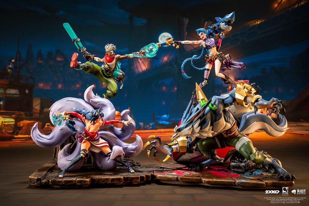 League of Legends Statue 1/10 2XKO Ekko & Ahri Diorama 30 cm P065698