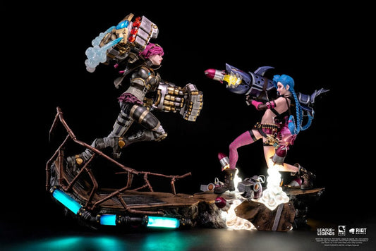 League of Legends Statues 1/6 2-Pack Vi & Jinx P056535