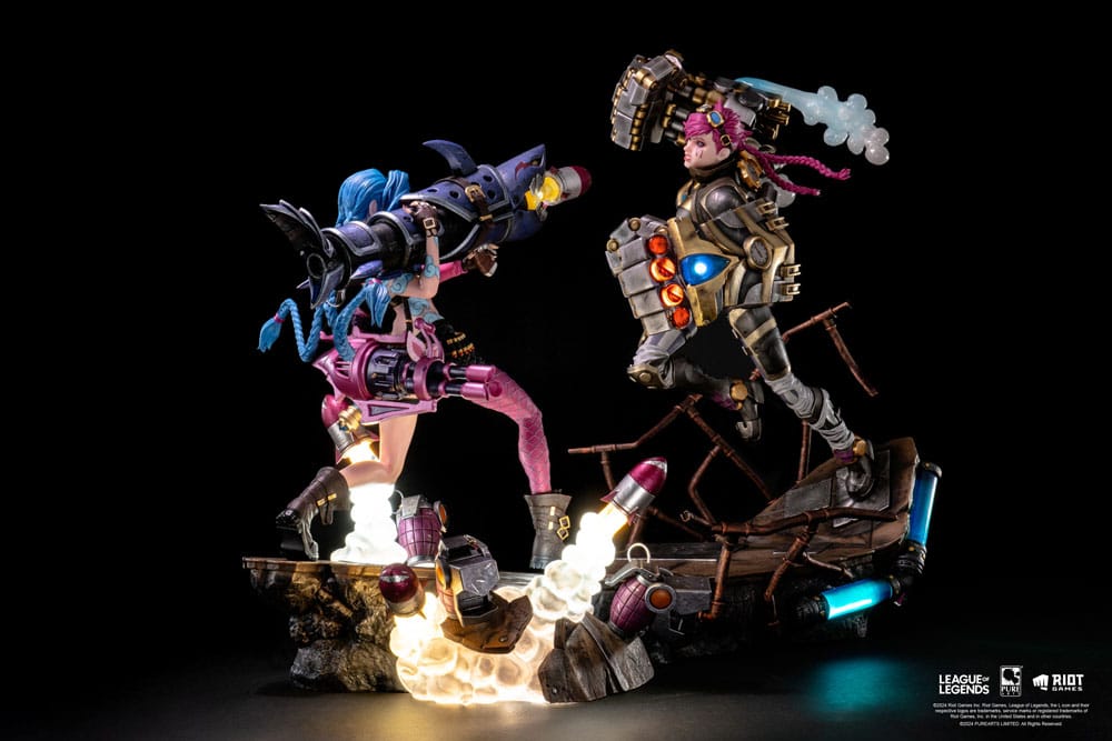 League of Legends Statues 1/6 2-Pack Vi & Jinx P056535