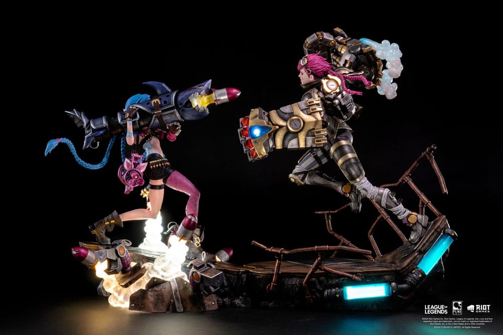 League of Legends Statues 1/6 2-Pack Vi & Jinx P056535
