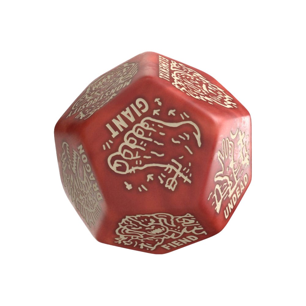 Viridian Jumbo Dice Monster Generator Die D12 Red P067677