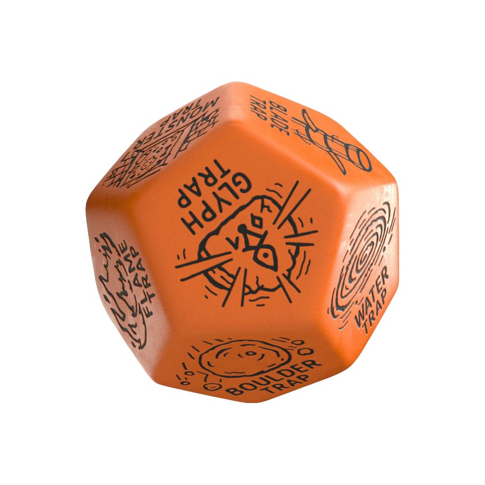 Viridian Jumbo Dice Trap Generator Die D12 Orange P067679