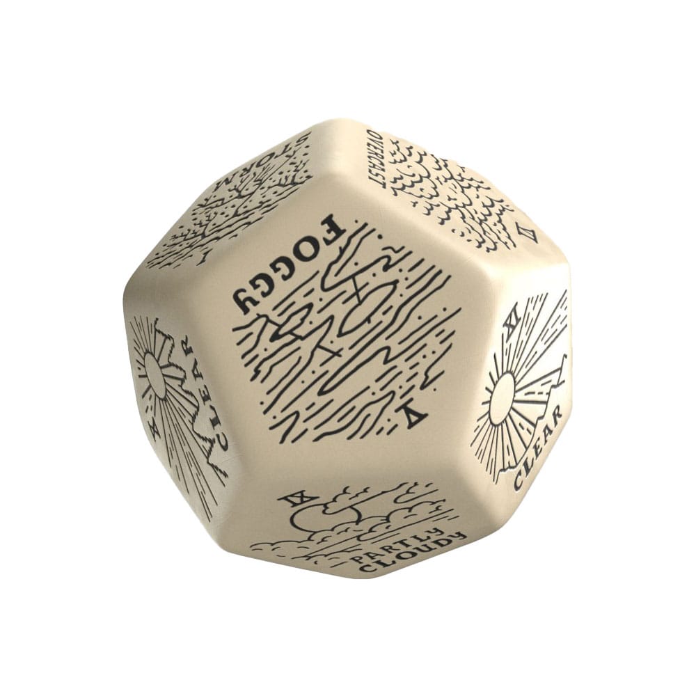 Viridian Jumbo Dice Weather Generator Die D12 Beige P067684