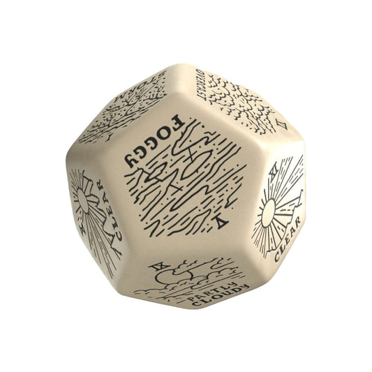 Viridian Jumbo Dice Weather Generator Die D12 Beige P067684