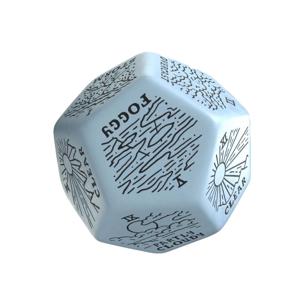 Viridian Jumbo Dice Weather Generator Die D12 Blue P067685
