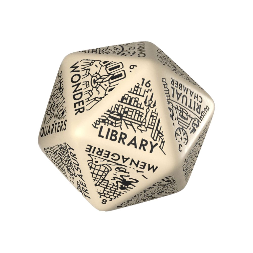 Viridian Jumbo Dice Dungeon Room Generator D20 Beige P067687
