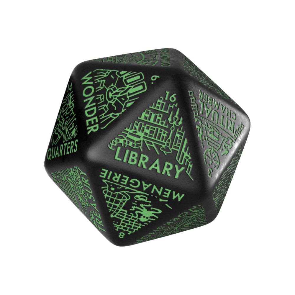 Viridian Jumbo Dice Dungeon Room Generator D20 Black P067688
