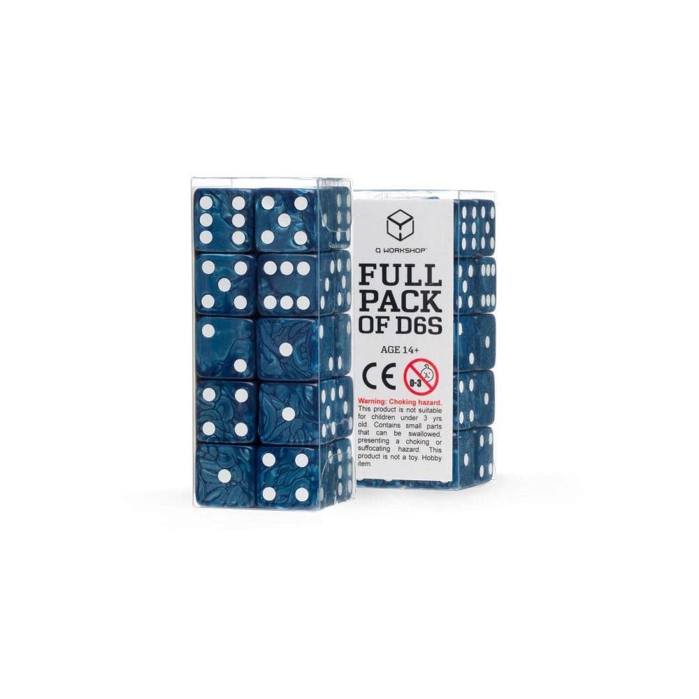 Q Workshop Dice Set Full Pack D6 Cobalt (20) P067692