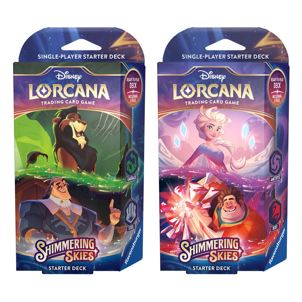 Disney Lorcana TCG Shimmering Skies Starter Decks Display (8) *English Edition* P056713