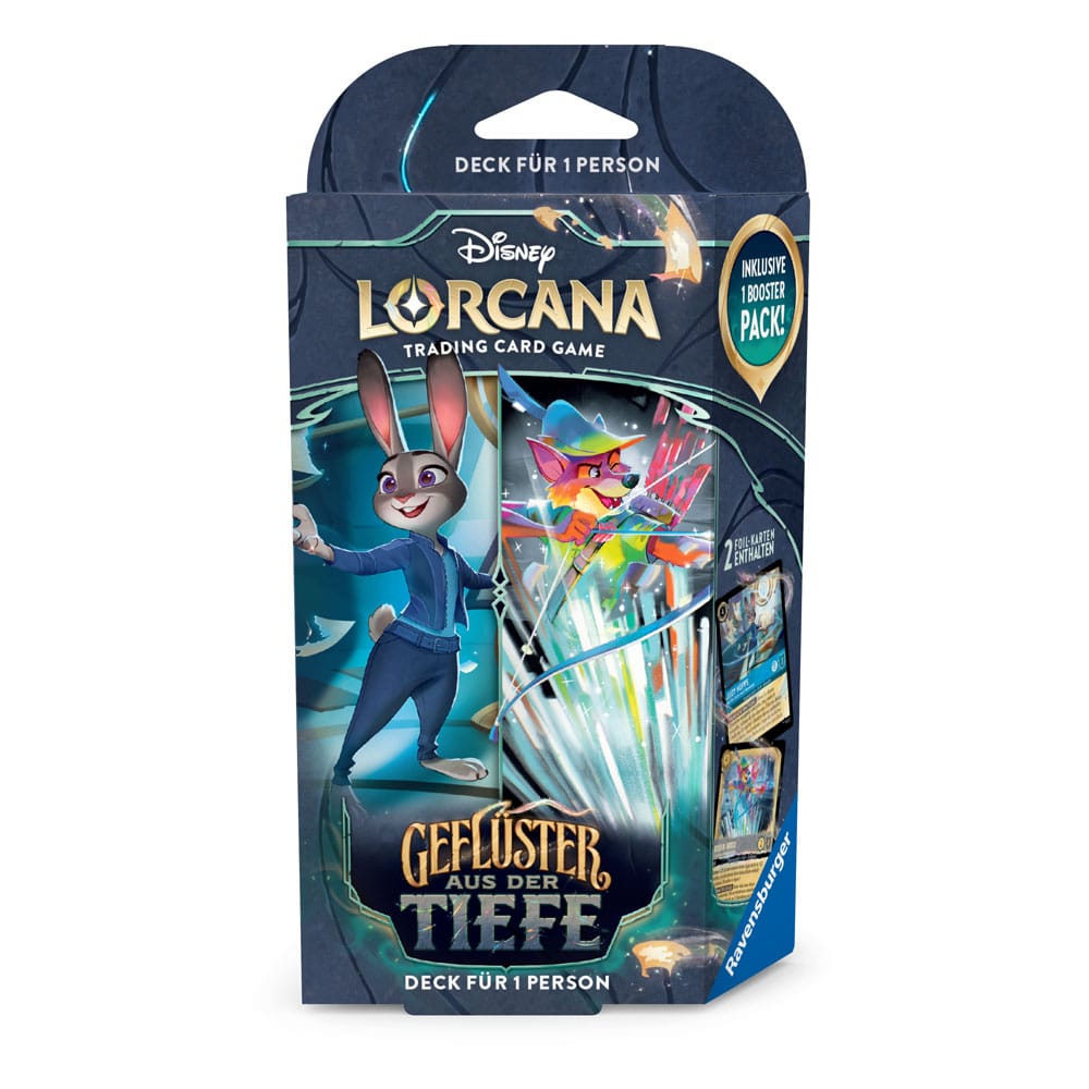 Disney Lorcana TCG Gefluster aus der Tiefe Starter Decks Display (8) *German Edition*
